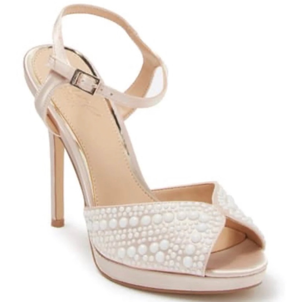 NIB! Jewel Badgley Mischka Shane Sandals
